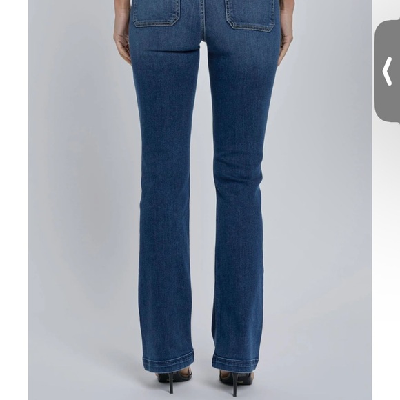 Cello Dark Blue Flare Jeans - Picture 4 of 7